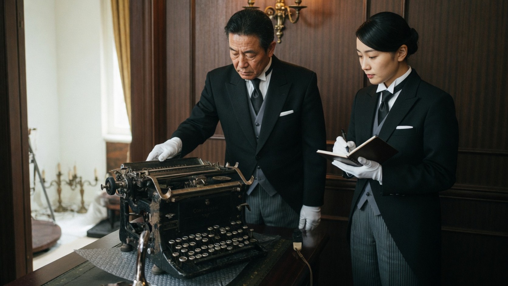 初動後に状況と記録の精度を点検する執事