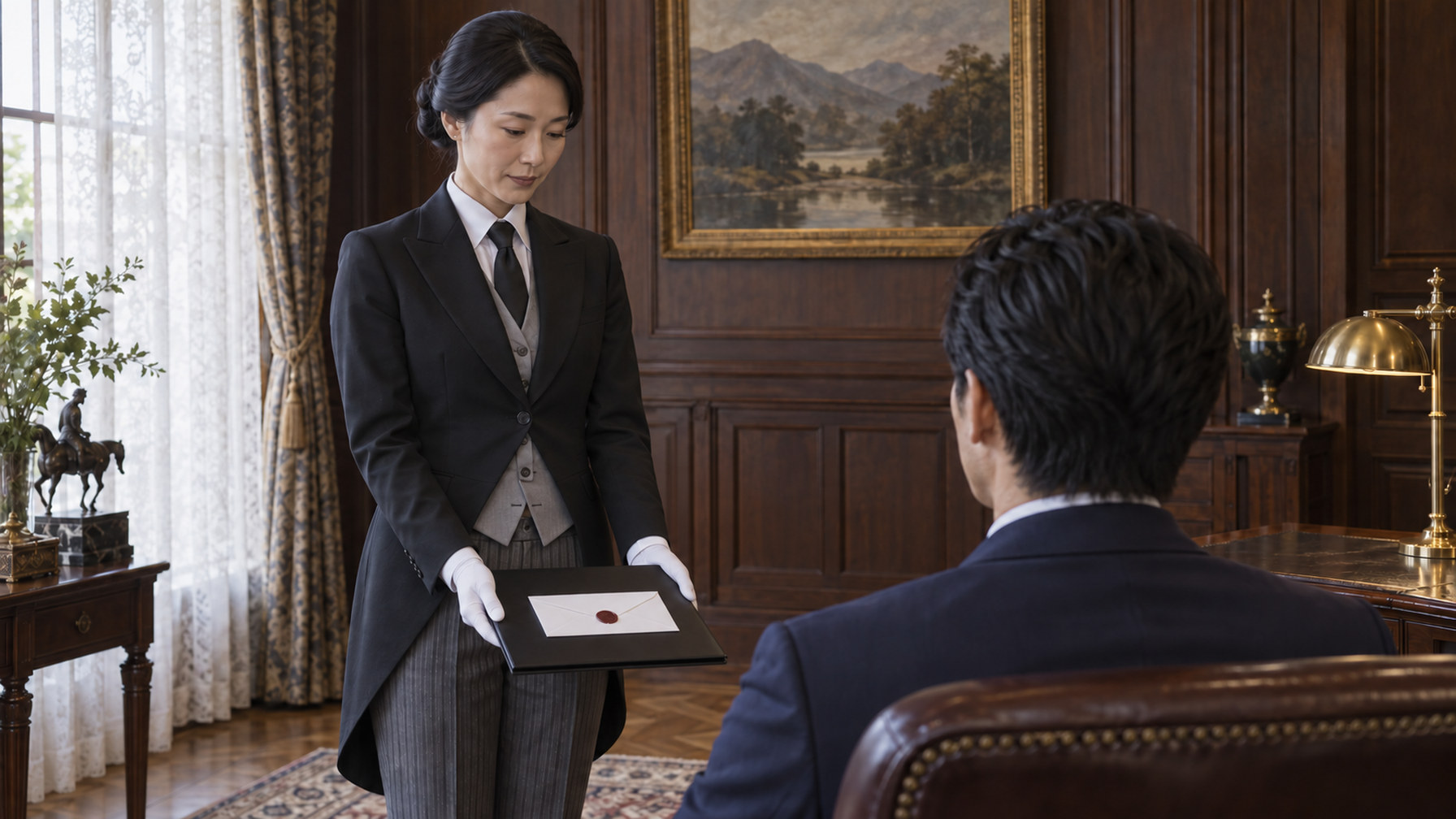 法人の場でお仕えする執事