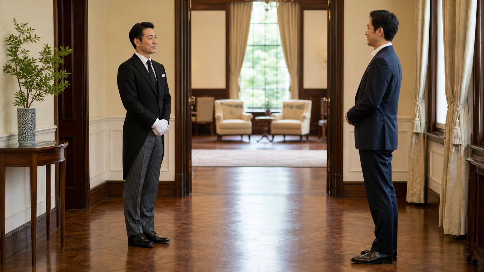 主人と執事の適切な距離