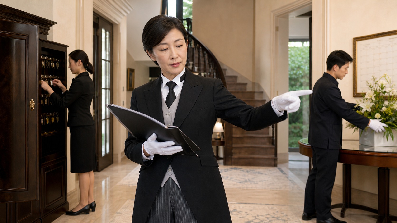 邸宅の運営を統括するハウス・スチュワード